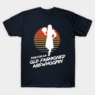 Time for an Old Fashioned Ass Whoopin' - Momma With a Skillet T-Shirt